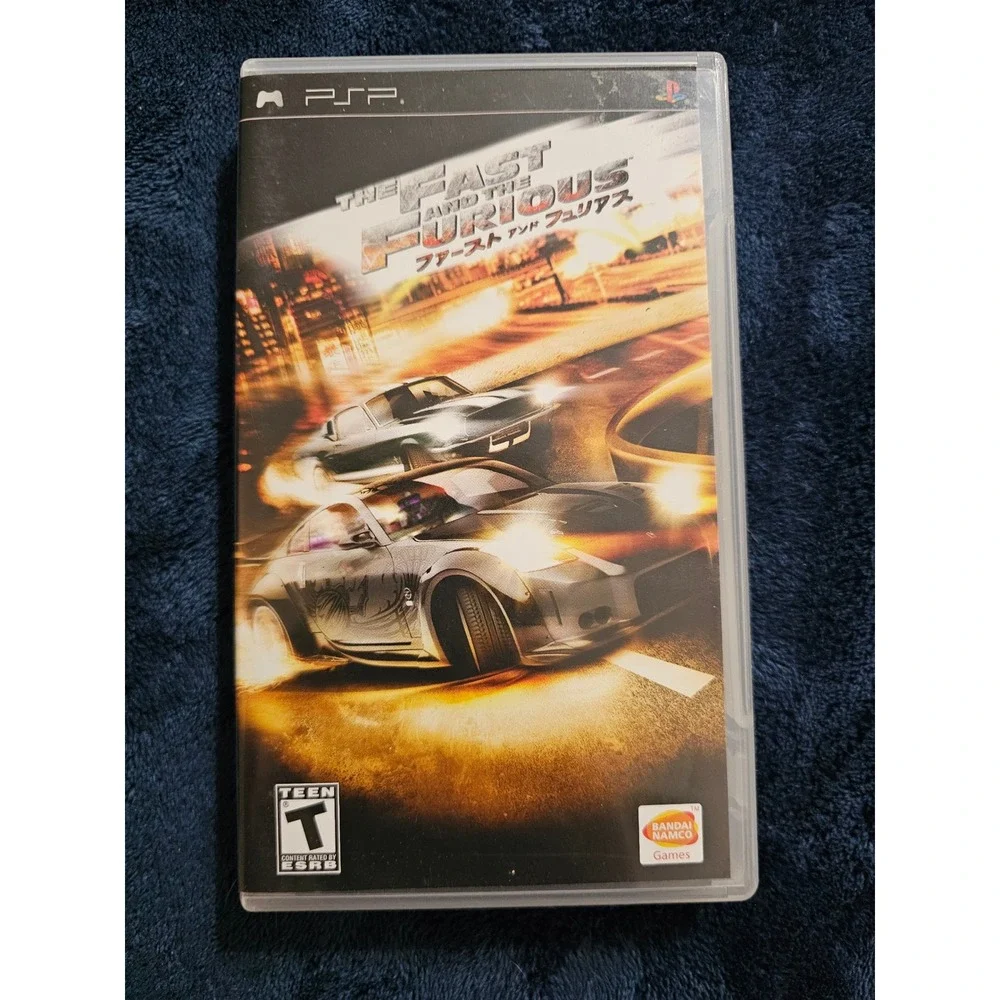 The Fast and the Furious Sony PSP Game Bandai Namco CIB Complete UMD Racing